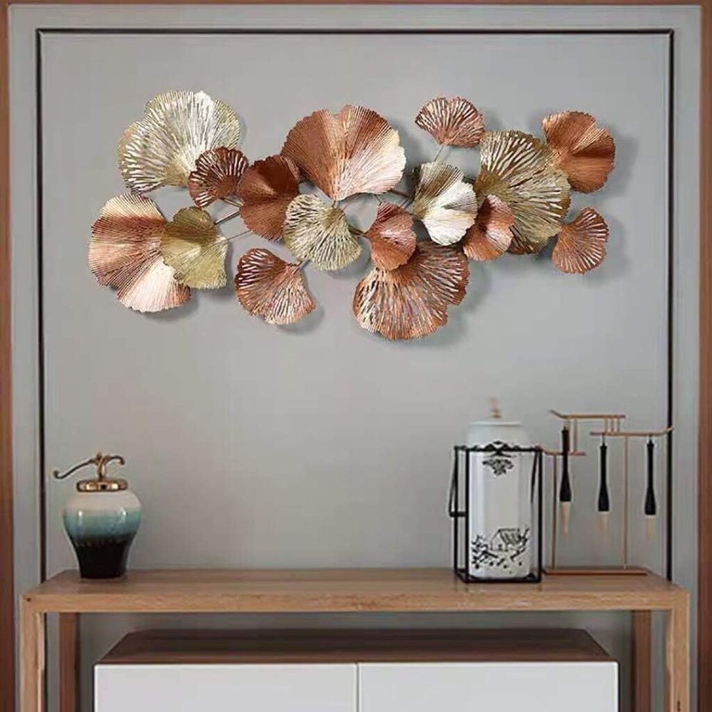 Golden Ginkgo Leaf Wall Art Housewifery