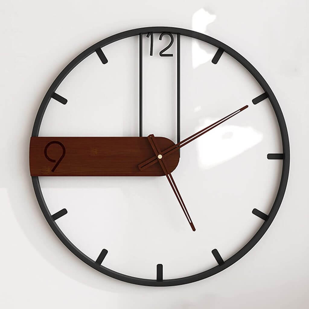 Minimalist Wall Clock Housewifery